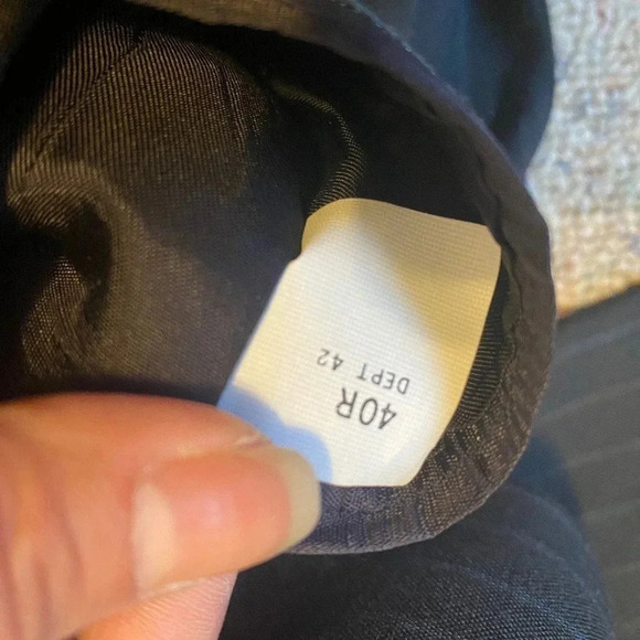 Hill & Archer Mens 2 Buttons Blazer Jacket Black Size 40R Pockets - Picture 4 of 8